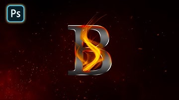 How to create Fire Text effect in Photoshop | Urdu/Hindi