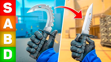 89% of people Agree - CS2 Knife Animation Tier List