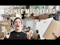 BIG DECISIONS | lounge + dining room moodboard, paint &amp; flooring samples, come shopping with me