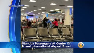 SEE IT: Standby Passengers At Center Of Miami International Airport Brawl