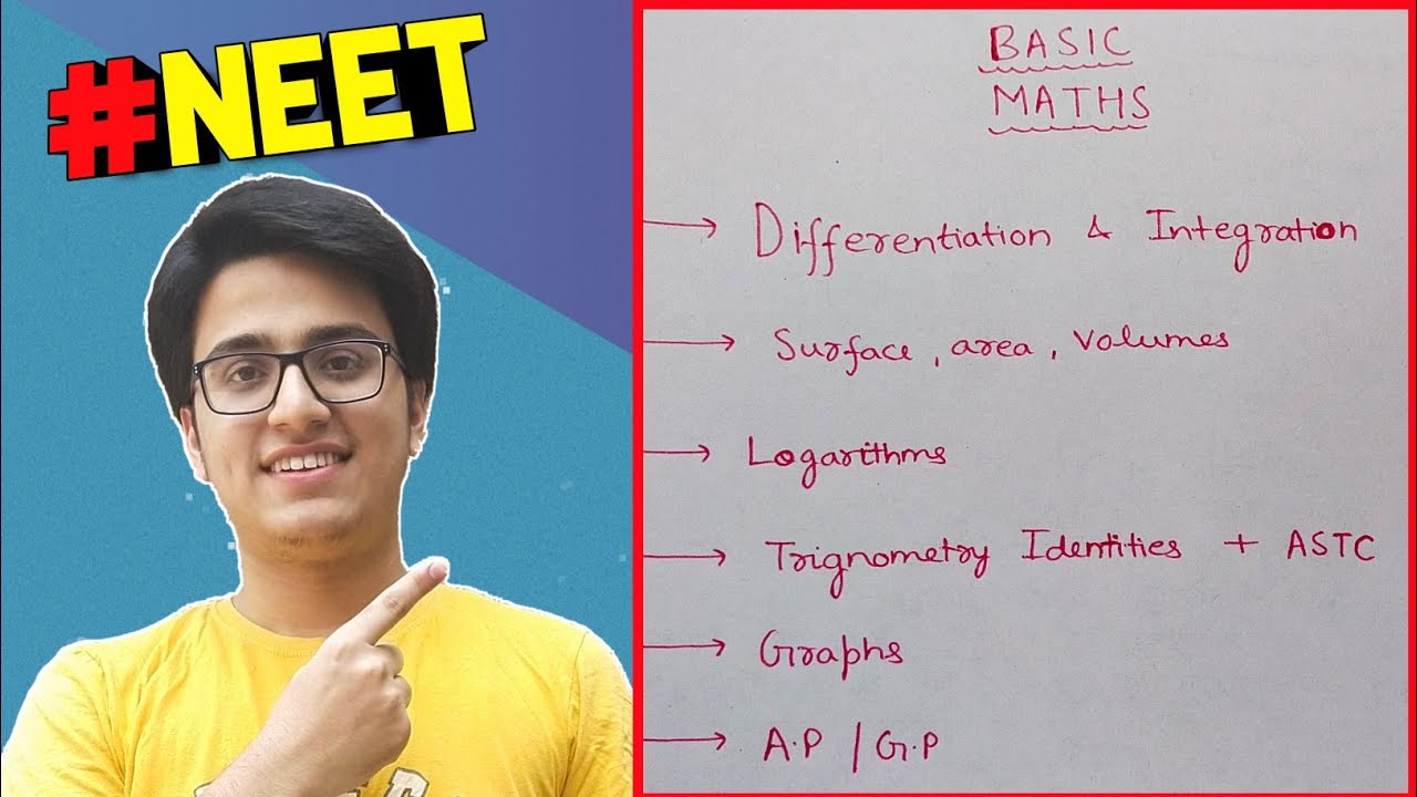 Basic Mathematics For Physics Class 11th (in hindi) - NEET PHYSICS