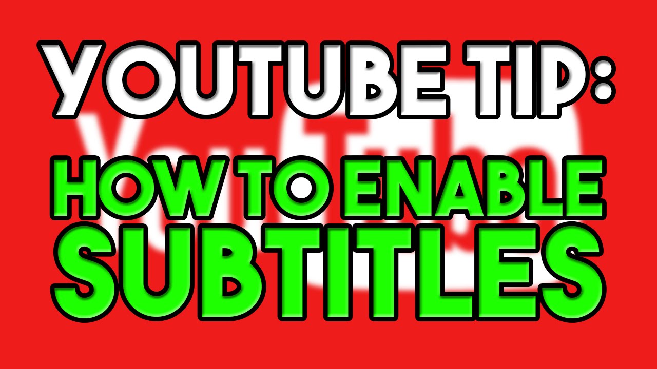 how to get subtitles on youtube tv