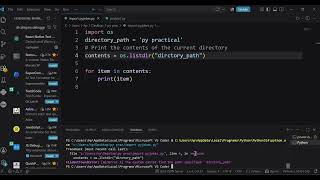 ow to Print and List Directory Contents in Python (Beginner Tutorial)
