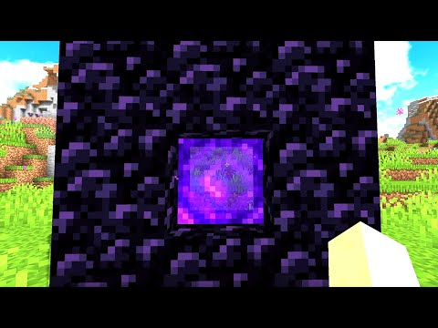 Portail du nether de 1 BLOC MINECRAFT