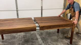 Farmhouse Dining Table: Adding and Removing the Leaf