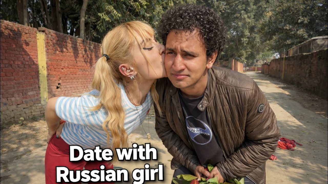 Date WITH A RUSSIAN GIRL😂 || Foreigner Girl In India || Magh Mela 2026 