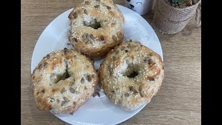 Only 3 ingredients healthy bagels/this quick and easy recipe is ideal for kids but also for adults