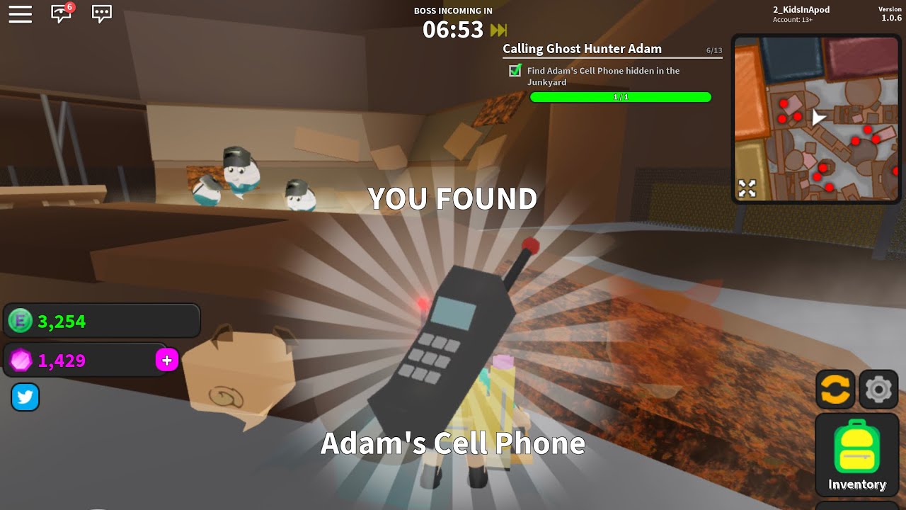 Roblox Ghost Simulator Game Quest Where To Find Adam S Cell Phone Hidden In Blox City Junkyard Youtube - roblox ghost simulator adam quest list