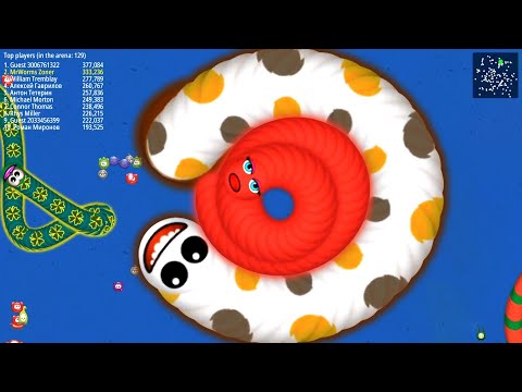 WormsZone.io Best Slither Snake Hack 2,300,000+ Score Top 001 WormZoneio  Gameplay