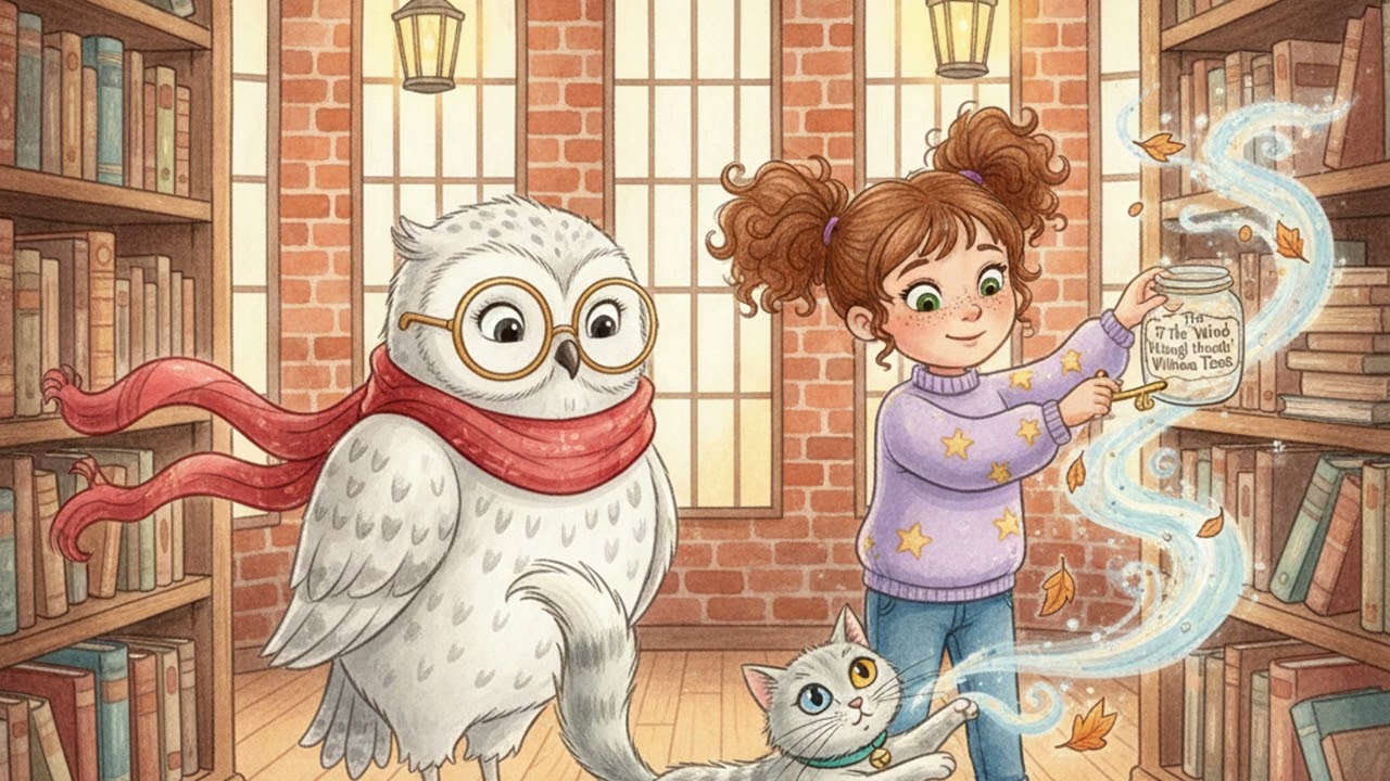 Nora & the Midnight Library of Lost Sounds | Magical Bedtime Story for