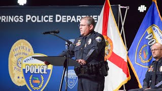 City of Winter Springs | WSPD Awards and Promotion Ceremony 08.09.2024