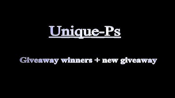 Unique-Ps Custom rsps giveaway winners + new giveaway!