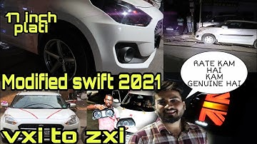 swift vxi modified 🔥 mini cooper style back light in swift 🔥 swift headlight ⚡ swift 2021