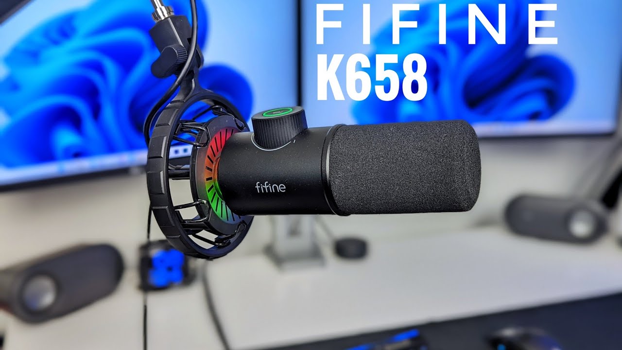 FIFINE K658 Dynamic USB C Microphone  A Good Streaming and Gaming Mic 