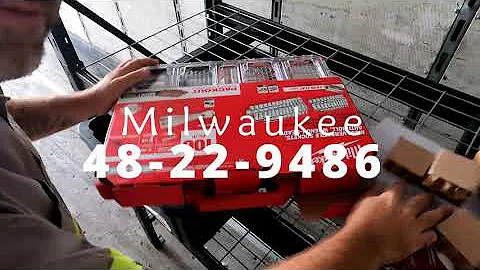 Milwaukee packout 106 pc ratchet & socket set 48-22-9486