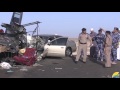 حادث فهود عبري 1مارس 2016 تصوير شرطة عمان السلطانية