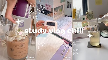 | Tiktok 🍒💐| #3 Tổng hợp những study vlog cực chill ☕ 📔📚 #tiktok #study #vlog #asmr
