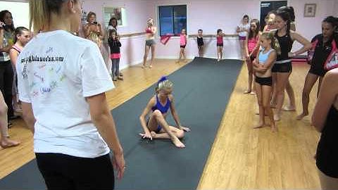 Chloe Lukasiak Knee Drop Demonstration