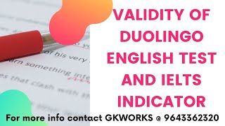 Validity of Duolingo English test and IELTS indicator. Listen to get full clarity!