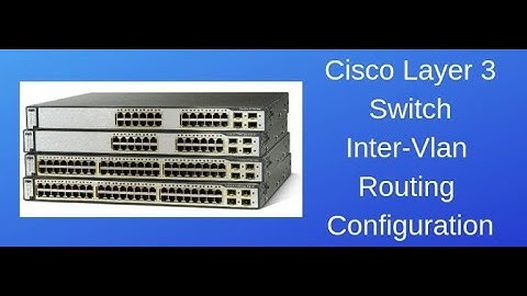 InterVlan Routing Switch Layer3 and RouterDynamic Routing OSPF ✅