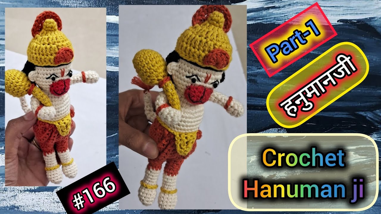 Crochet Hanuman Ji ( Part-1)