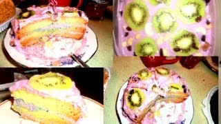 Простой рецепт вкуснейшего праздничного торта/Бисквитный торт пошагово/Новогодний рецепт торта Простой рецепт вкуснейшего праздничного торта/Бисквитный торт пошагово/Новогодний рецепт торта