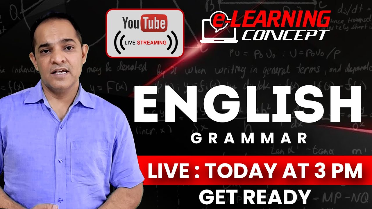 English Grammar | LIVE | Learn English | E Learning Concept - YouTube