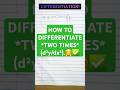 How to solve d²y/dx² #differentiate #differentiation #maths #shorts #learningmaths