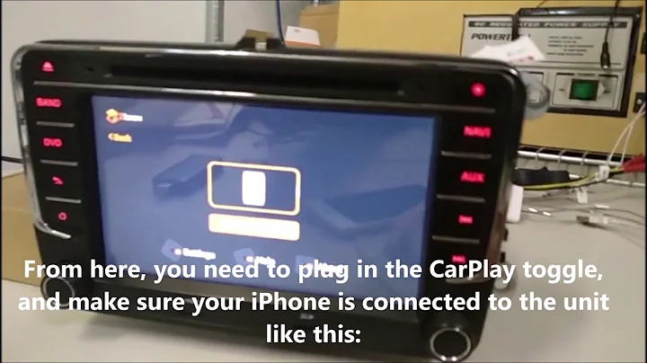 DIG OPTIONS MASTEN Android CarPlay tutorial - Installing the app and running it