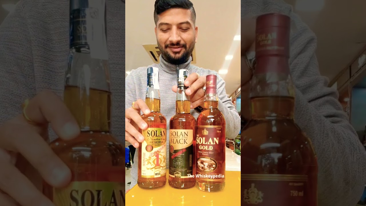 All Solan No.1 Whiskies | Solan Gold Single Malt Whisky | Shorts - YouTube