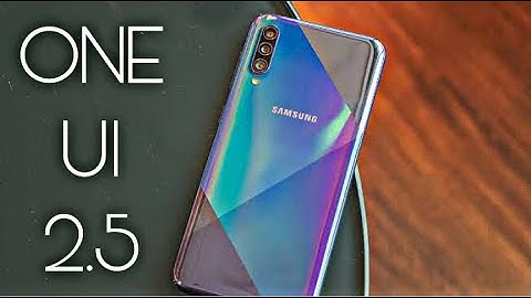 Samsung Galaxy A50s Official ONE UI 2.5 Update