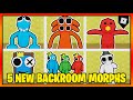 How to get ALL 5 NEW RAINBOW FRIENDS MORPHS in BACKROOMS MORPHS || Roblox