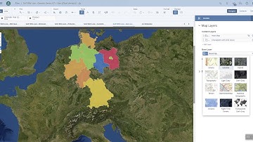 SAC live on SAP BW - Geo Analysis: User-defined hierarchies with custom shape files.