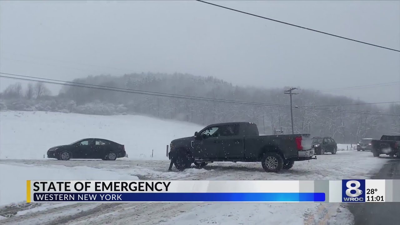 State of Emergency declared for much of WNY amid storm - YouTube