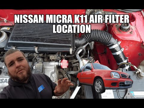 NISSAN MICRA K11 AIR FILTER LOCATION/HOW TO CHANGE
