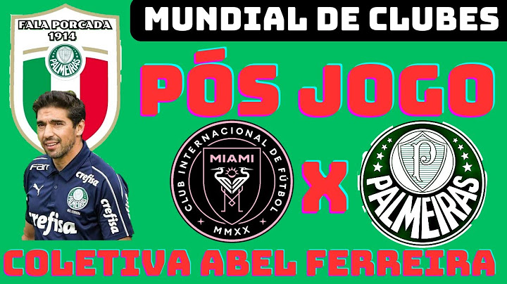 🚨 AOVIVO | COLETIVA ABEL FERREIRA | INTER MIAMI X PALMEIRAS | COPA DO MUNDO DE CLUBES|FASE DE GRUPO