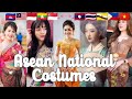 #Tiktok: Southeast Asian Countries Traditional Costumes (🇵🇭🇹🇭🇰🇭🇱🇦🇻🇳🇲🇾🇮🇩🇲🇲🇸🇬🇧🇳,,,,)