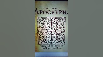 Apocrypha: Huge Reason why it was removed in 1885 by the English