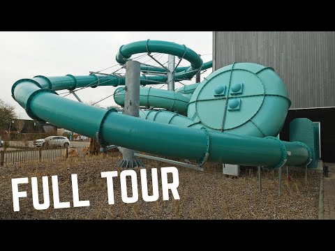 New Water Park: Roompot Beach Resort - Full Tour & All Slides