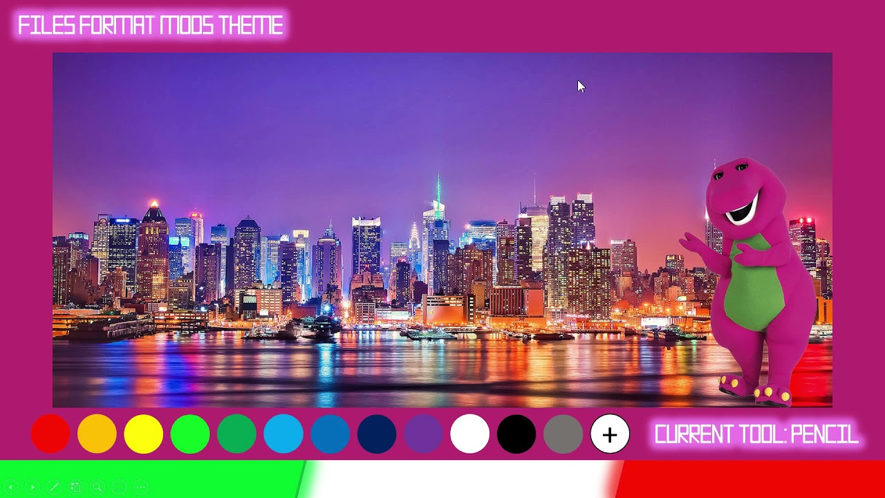 Barney OS: Neon Edition