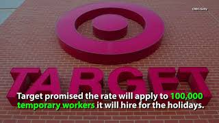 Target Raising Its Minimum Wage