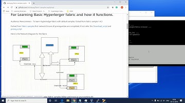 Hyperledger Fabric samples explained  - part1