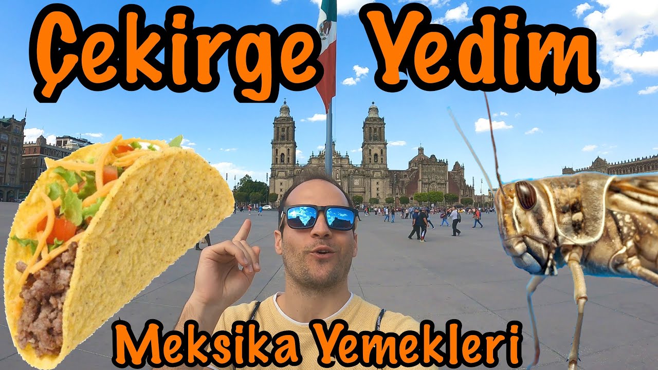 Çekirge Yedim ★ Meksika Yemek Turu ★ Mexico City