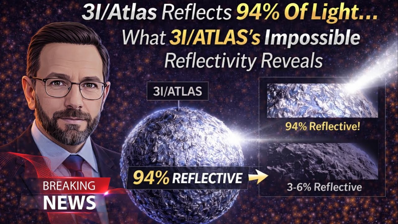 3i/Atlas Reflects 94% Of Light...What 3i/Atlas's Impossible Reflectivity Reveals