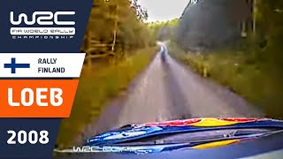 LOEB Onboard Rally Finalnd 2008 Citroën C4 WRC Stage 12: Himos