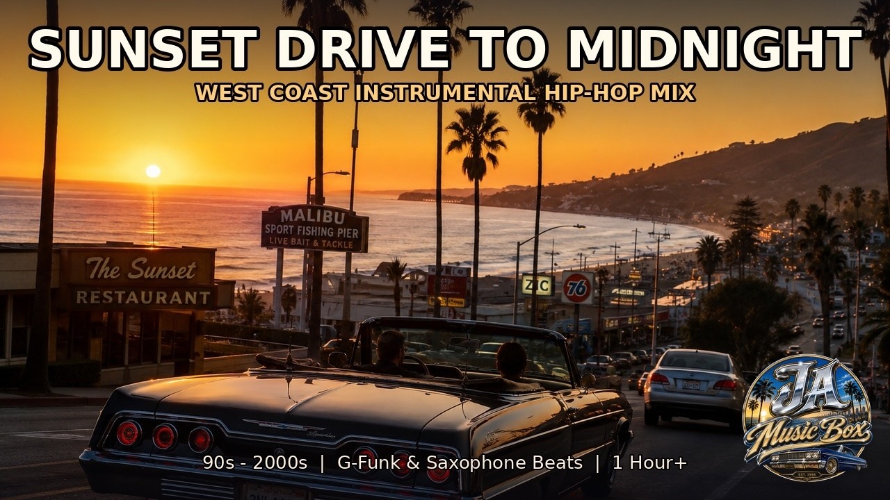 dj sou ウエストコーストmix Sunset Drive to Midnight - West Coast Instrumental Hip-Hop Mix