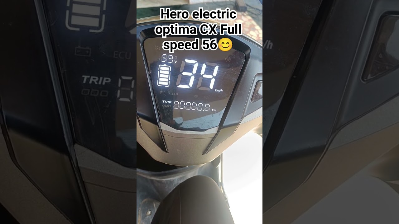 hero electric optima CX Full speed check