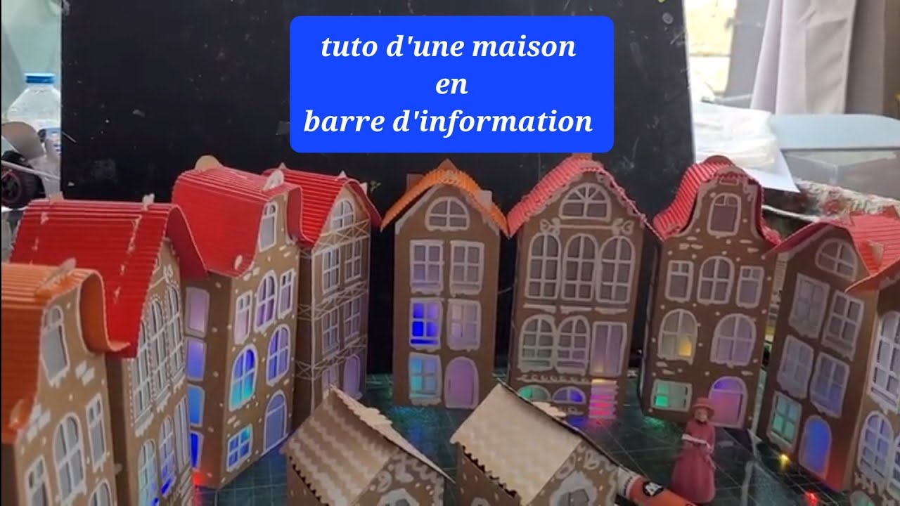 Maison en carton à monter Action résultats et petits conseils #action # ...