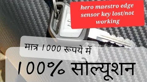 Hero Maestro edge sensor key lost/not working/sensor issue/CDI trouble... 100% solution in just 1000