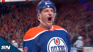 Oilers' Connor McDavid Dazzles Before Setting Up Zach Hyman